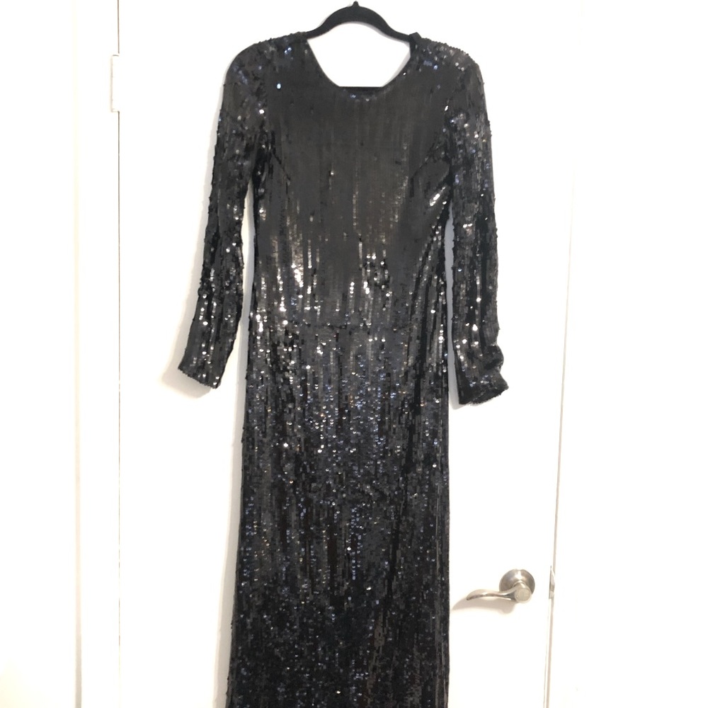 DVF Diane Von Furstenberg Sequin Formal Dress